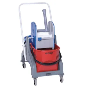 Çift Kovalı Pres (Gri, 25 L)