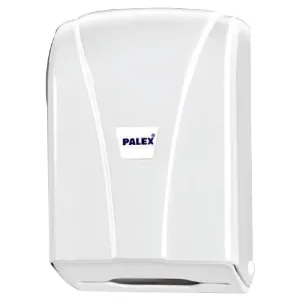 Toilet Paper Dispenser (C Fold, Palex, White)