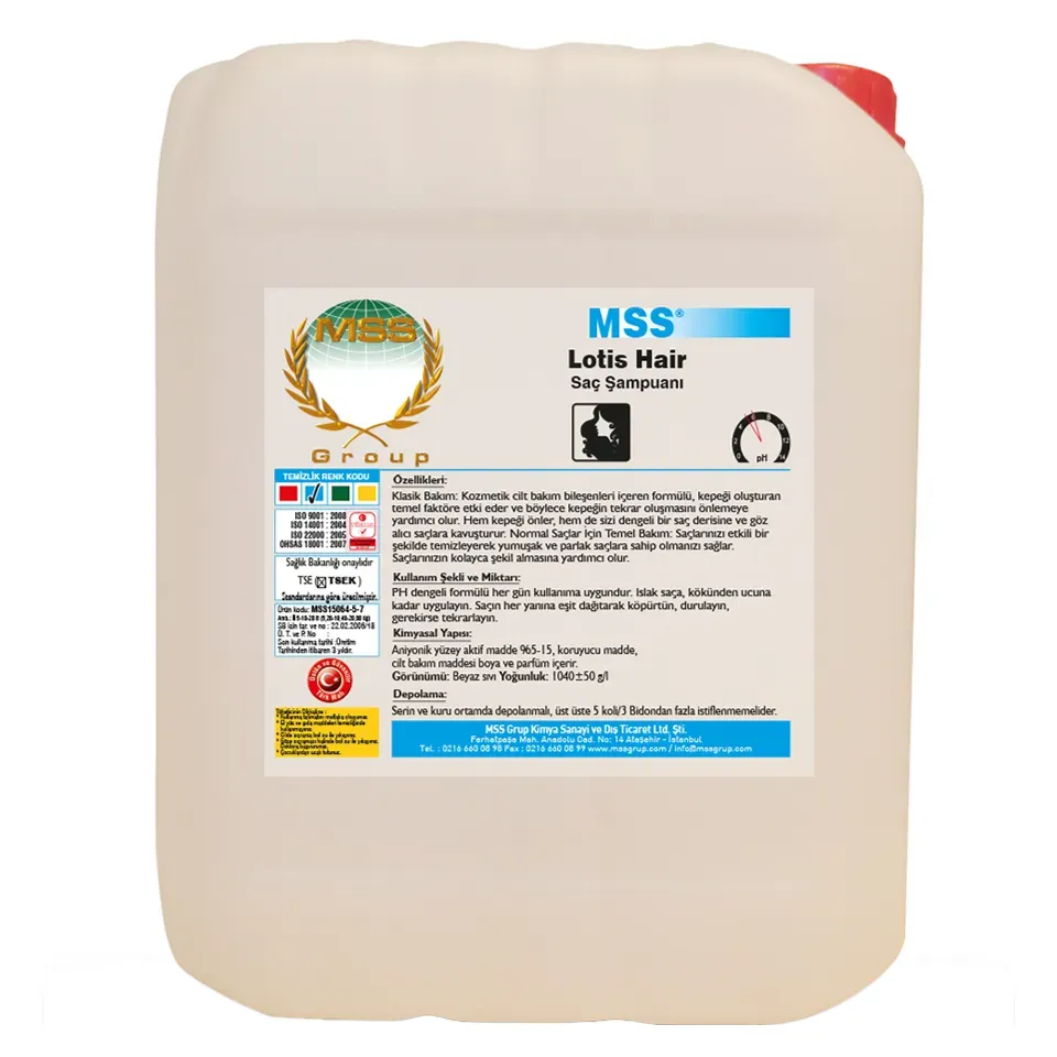 LOTİS Hair Hair Shampoo 5 L (5,15 KG)