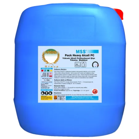 MSS Pack Heavy Alcali PC Yüksek Alkali Polikarbonat Şişe Yıkama Maddesi 20 L (20 KG)