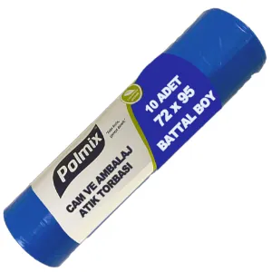 Garbage Bag Oversized (72x95, 90 L, 100 µ, 630 Gr. G.W. Blue)