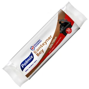 Çöp Poşeti Konteyner (120x150, 240 L, 48 µ, 800 Gr. Siyah)