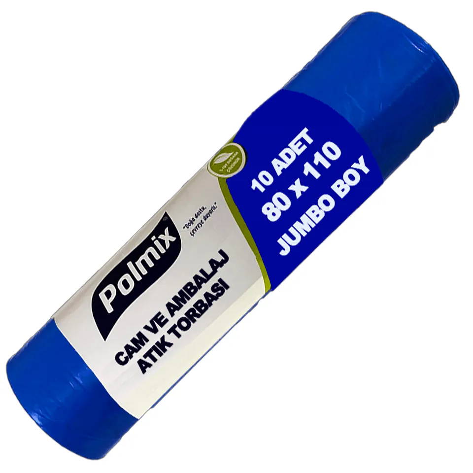 Garbage Bag Jumbo (80x110, 120 L, 100 µ, G.W. Blue, 100 Pcs.)