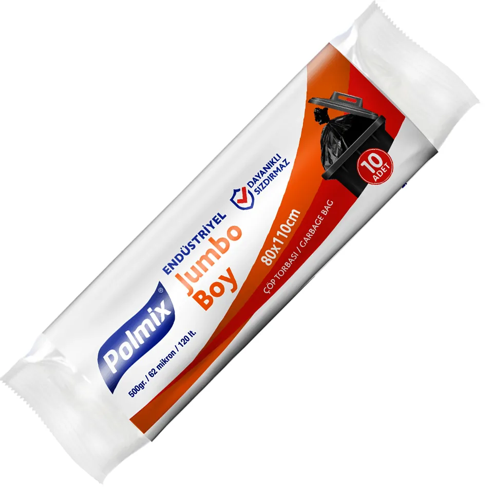 Garbage Bag Jumbo (80x110, 120 L, 62 µ, Blue, 200 Pcs.)