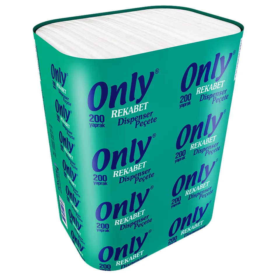 Dispenser Peçete (16,5x21 cm, 200 Ypr. 2 Katlı, 17 gr/m2,18 Pk.)