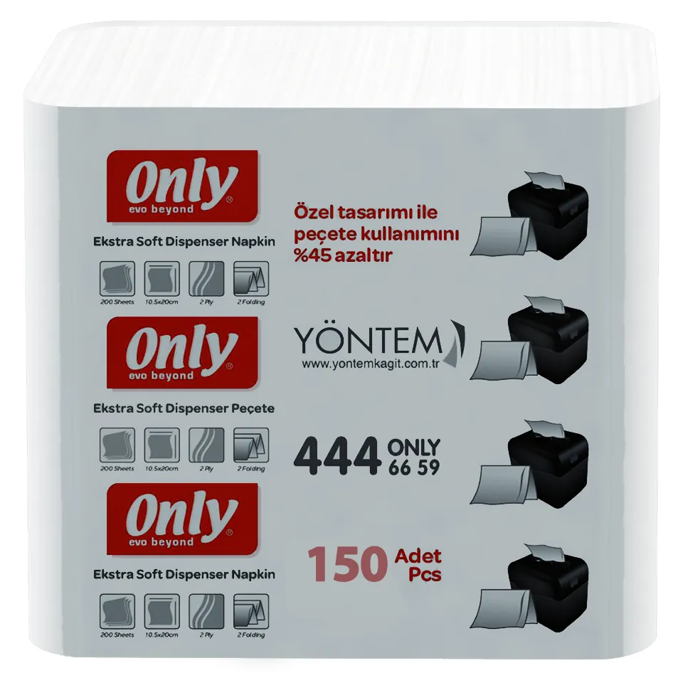 Dispenser Peçete (Evo Beyond, 10,5x20 cm, 150 Ypr. 20 Pk.)