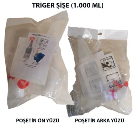 Fısıfıs Şişe & Triger (PP, 1 L, Sprey Atar)