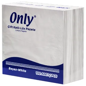 Servis Peçete Bordürlü (40x40 cm, 100 Ypr. 2 Kat, 15 gr/m2, 12 Pk.)