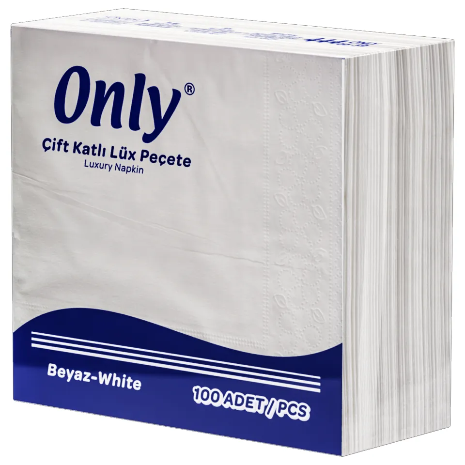 Servis Peçete Bordürlü (40x40 cm, 100 Ypr. 2 Kat, 15 gr/m2, 12 Pk.)