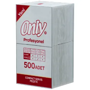 Servis Peçete Compact (30x30 cm, 500 Ypr. Tek Kat, 12 Pk.)